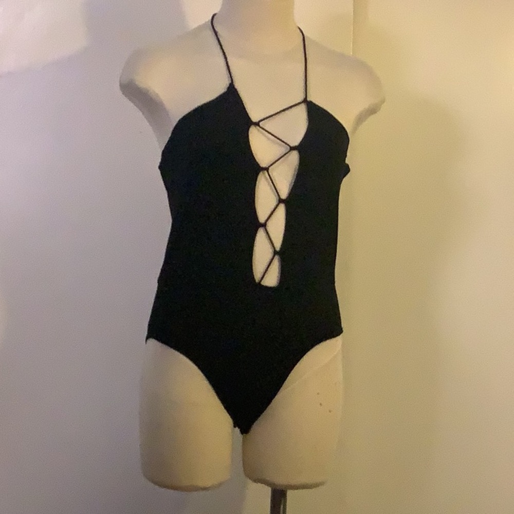 A black bodysuit